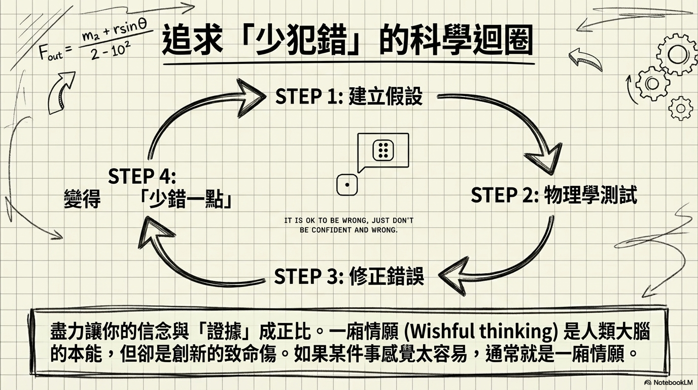 追求少犯錯的科學迴圈